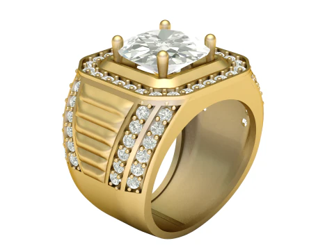 HIP HOP UOMINI MODA DIMOND MODELLO STAMPABILE 3D Modello di stampa 3D