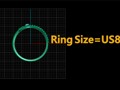 STYLISH SOLITAIRE ENGAGEMENT RING 3D PRINTABLE MODEL 3D Принт Модель