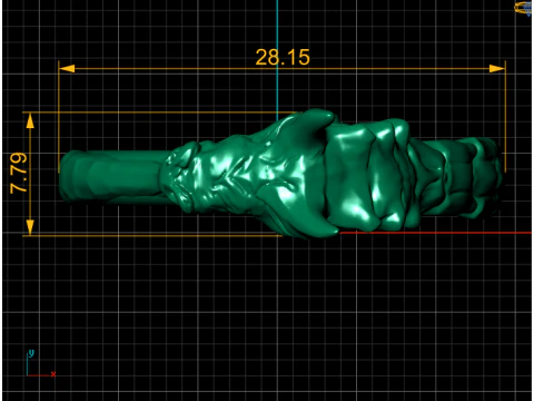 DRAGON RING FOR MEN FASHION 3D PRINTABLE MODEL 3D Print Model