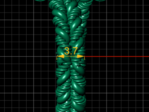 FILIGREE SPIRAL LADIES RING 3D PRINTABLE MODEL 3D Принт Модель