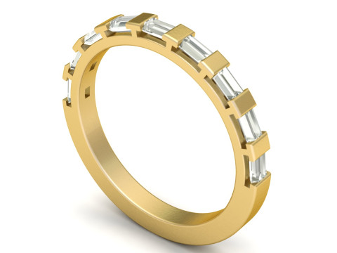 ENGAGEMENT SOLITAIRE RING 3D PRINTABLE MODEL 3D 打印模型