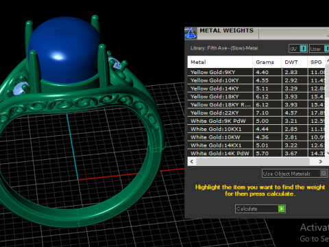 FILIGREE ENGAGEMENT RING 3D PRINTABLE MODEL 3D Print Model