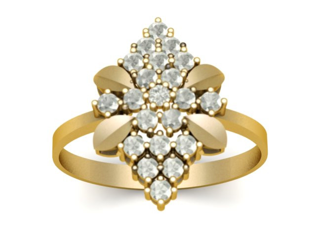 SOLITAIRE ENGAGEMENT RING 3D PRINTABLE MODEL 3Dプリントモデル .c4d .max .obj .3ds .fbx .stl .blend
