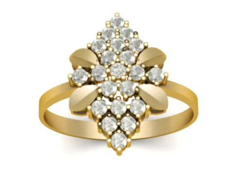 SOLITAIRE ENGAGEMENT RING 3D PRINTABLE MODEL 3D Print Model