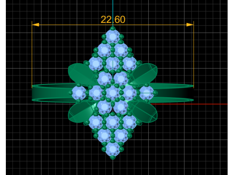 SOLITAIRE ENGAGEMENT RING 3D PRINTABLE MODEL 3Dプリントモデル