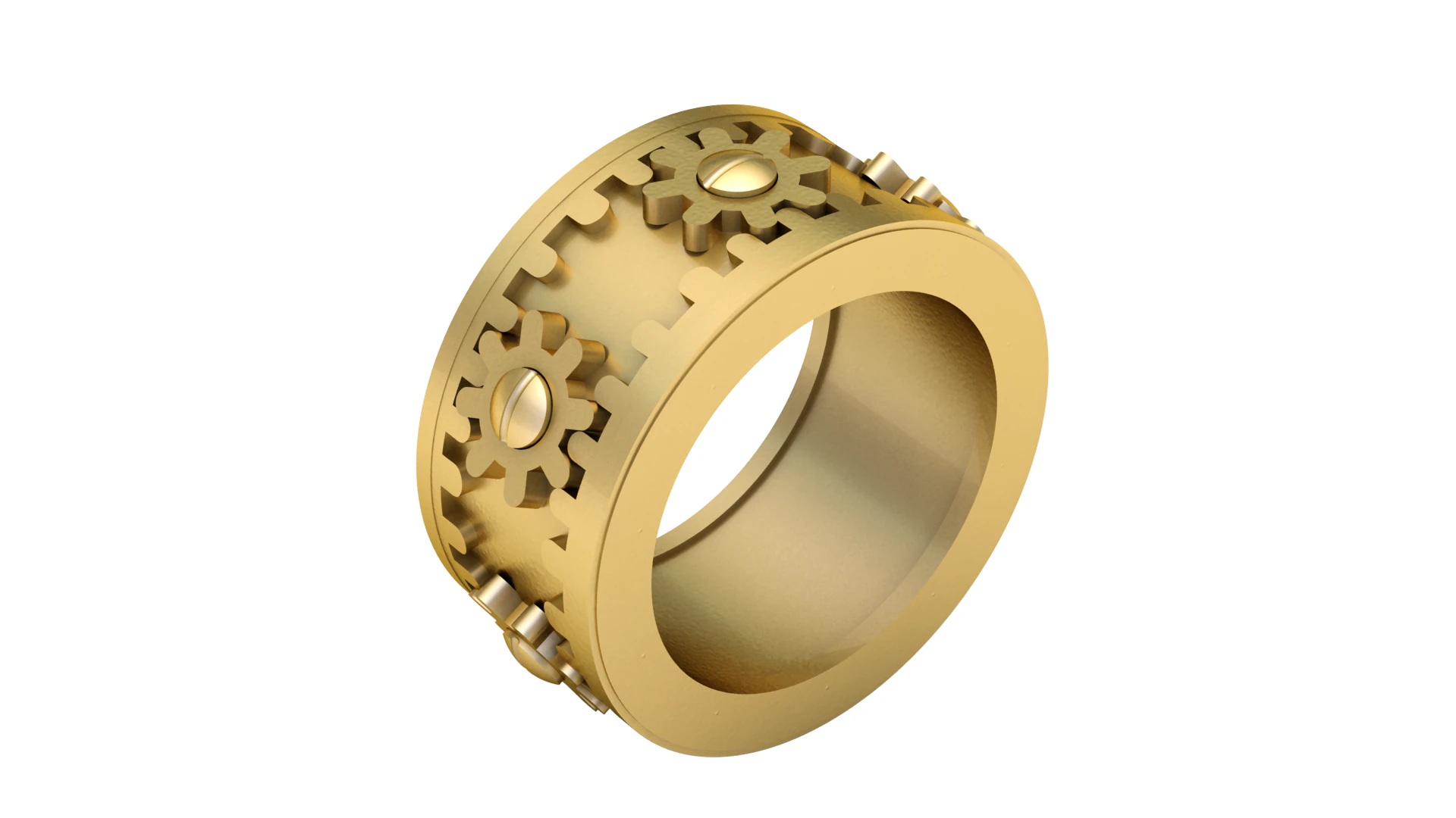 MOVING GEARS RING FOR MEN 3D PRINTABLE MODEL 3D Print Model .c4d .max .obj .3ds .fbx .stl .blend 