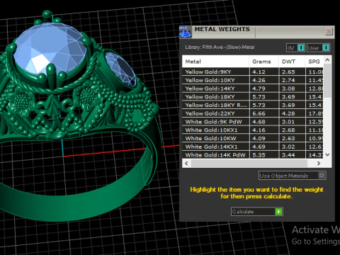 FILIGREE ENGAGEMENT RING 3D PRINTABLE MODEL 3D Print Model