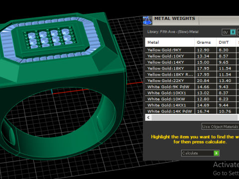HIP HOP MEN FASHION RING 3D PRINTABLE MODEL 3D 프린트 모델