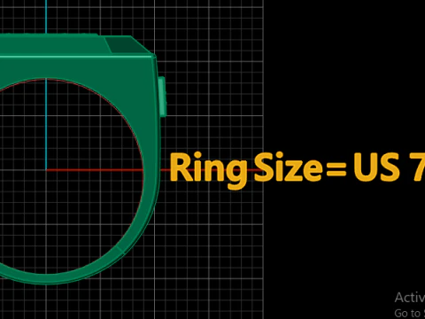 HIP HOP MEN FASHION RING 3D PRINTABLE MODEL 3D Print Model