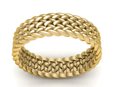 T&Uuml;RKISCHER SCHMUCKRING F&Uuml;R M&Auml;NNER 3D-DRUCKBARES MODELL 3D Druckmodell