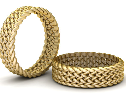 TURKISH JEWELLERY RING FOR MEN 3D PRINTABLE MODEL Modèles 3D en vedette
