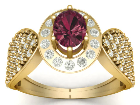 ENGAGEMENT RINGS 3D PRINTABLE MODEL 3D Print Model