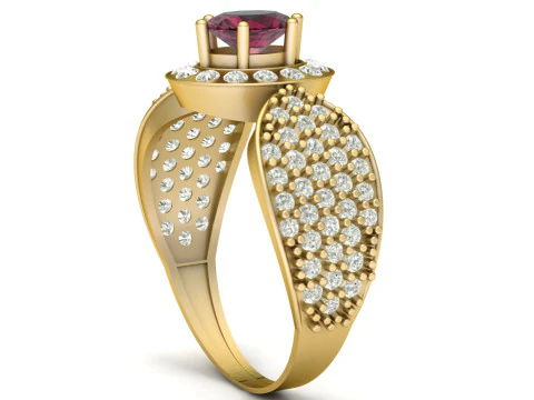 ENGAGEMENT RINGS 3D PRINTABLE MODEL 3D Print Model