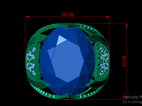 TURKISH MEN FASHION RING 3D PRINTABLE MODEL 3D 프린트 모델