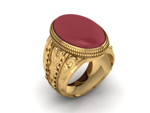 HOMENS MODA ANEL 3D IMPRIMíVEL MODELO Modelo de Impressão 3D