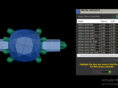 ENGAGEMENT RING 3D PRINTABLE MODEL 3D Print Model