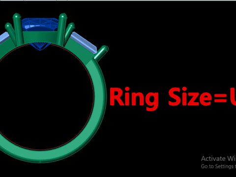 ENGAGEMENT RING 3D PRINTABLE MODEL 3D Принт Модель
