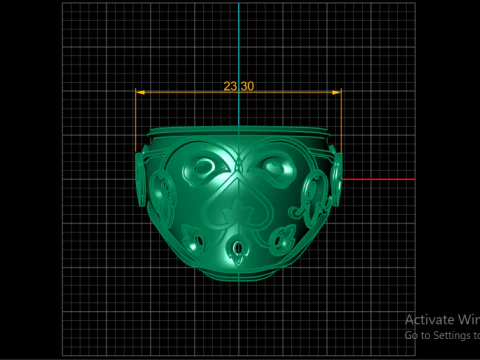 MEN FASHION RING FOR 3D PRINTABLE MODEL 3D Print Model