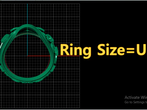 MEN FASHION RING FOR 3D PRINTABLE MODEL 3D Print Model