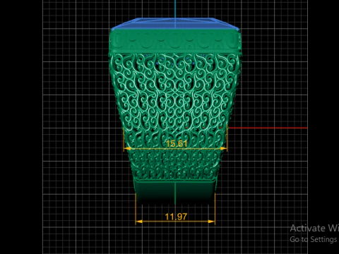 MENS FASHION RING FOR 3D PRINTABLE MODEL 3D Print Model