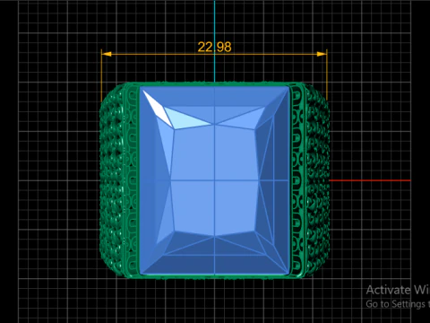MENS FASHION RING FOR 3D PRINTABLE MODEL 3D Print Model