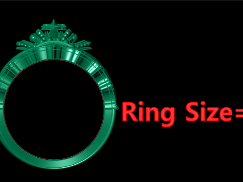 CROWN RING FOR MEN 3D PRINTABLE MODEL 3D-Druckmodell