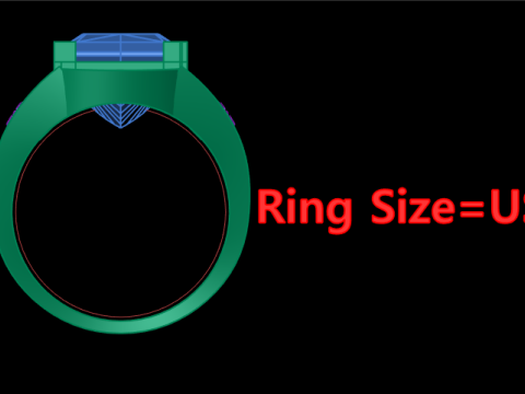 MENS FASHION DIMOND RING FOR 3D PRINTABLE MODEL 3D 打印模型