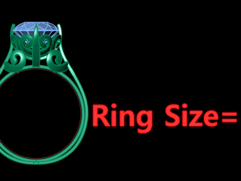 ЖІНОЧА ОБРУЧКА 3D МОДЕЛЬ ДЛЯ ДРУКУ 3D Принт Модель