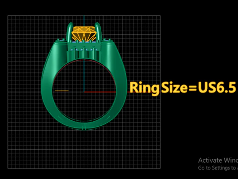 LUXURY ITALIAN MEN RING 3D PRINTABLE MODEL 3D Print Model