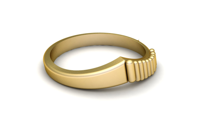 STYLISH FASHION MEN RING 3D PRINTABLE MODEL 3D Print Model .c4d .max .obj .3ds .fbx .stl .blend 