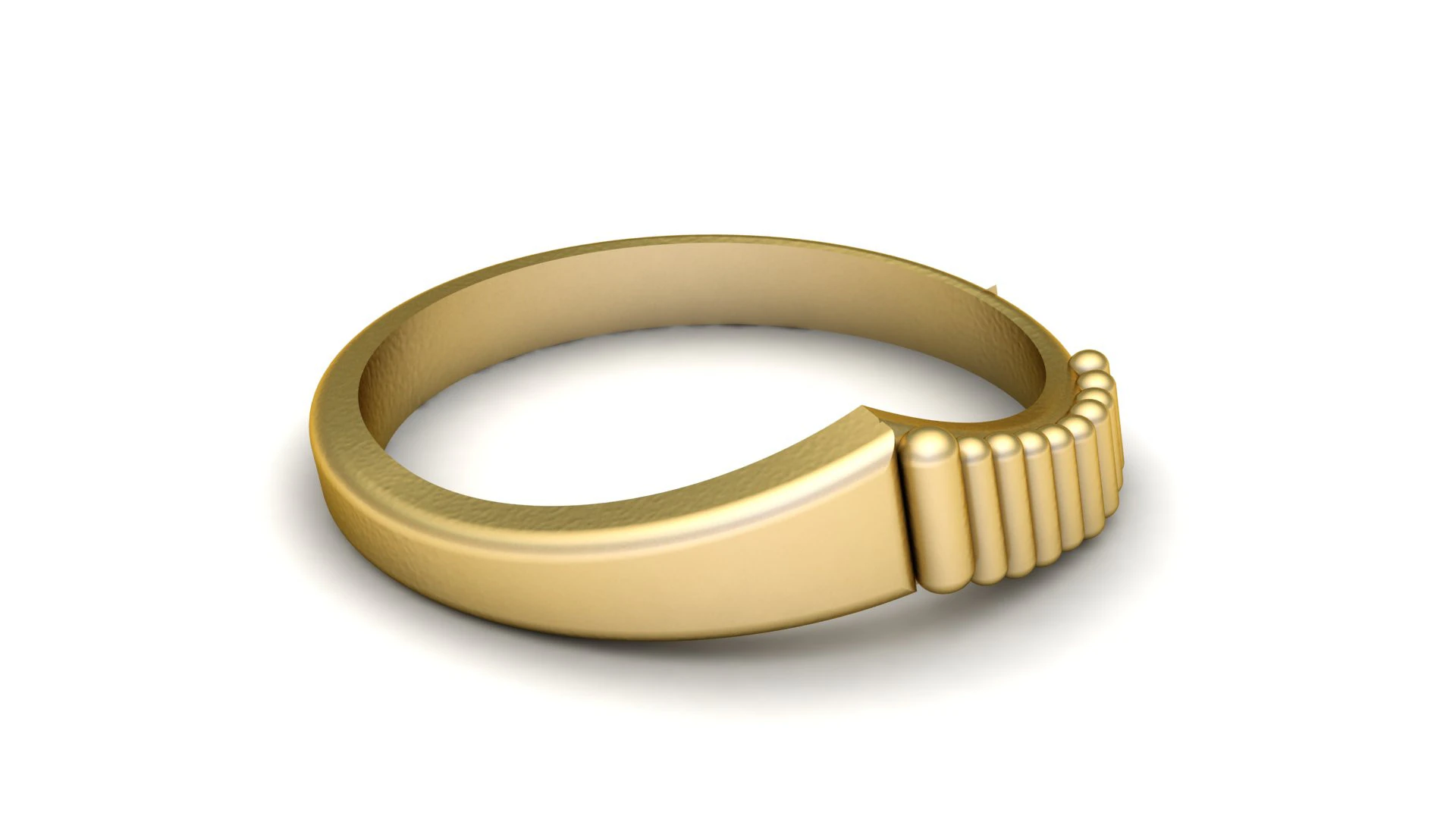 STYLISH FASHION MEN RING 3D PRINTABLE MODEL 3D Print Model .c4d .max .obj .3ds .fbx .stl .blend 