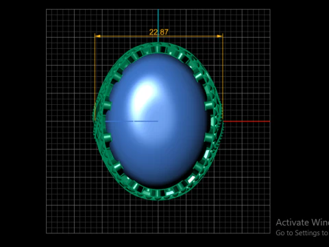 ITTALIAN RING FOR MEN 3D PRINTABLE MODEL 3D Print Model
