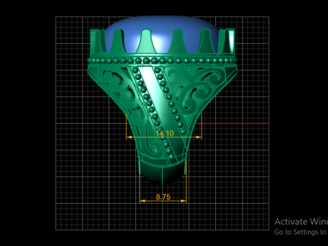 ITTALIAN RING FOR MEN 3D PRINTABLE MODEL 3D Принт Модель