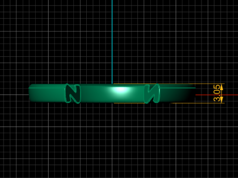 ALPHABET Z RING 3D PRINTABLE MODEL 3Dプリントモデル