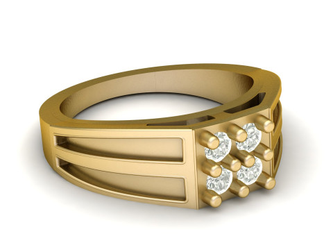 LUXURY RING FOR MEN 3D PRINTABLE MODEL 3D Print Model