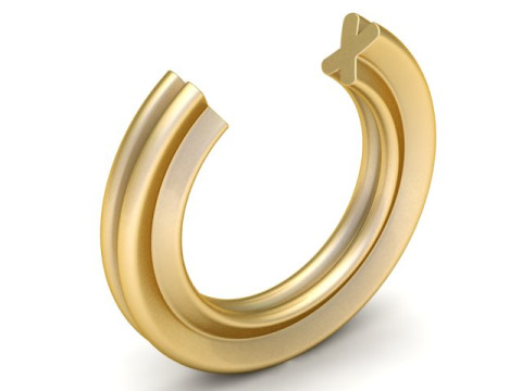 ALPHABET X RING 3D PRINTABLE MODEL 3D-printmodel