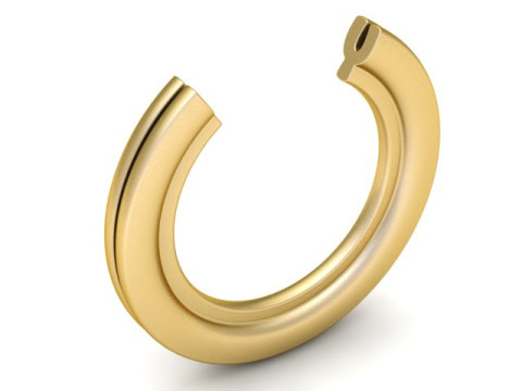 ALPHABET Y RING 3D PRINTABLE MODEL 3D Print Model