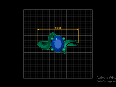 SOLITAIRE RING FOR WOMEN 3D PRINTABLE MODEL 3D 프린트 모델