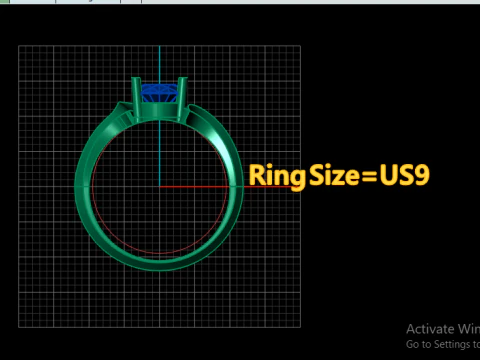 SOLITAIRE RING FOR WOMEN 3D PRINTABLE MODEL 3D Print Model