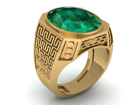 HIP HOP HERRENMODE-RING 3D-DRUCKBARES MODELL 3D Druckmodell