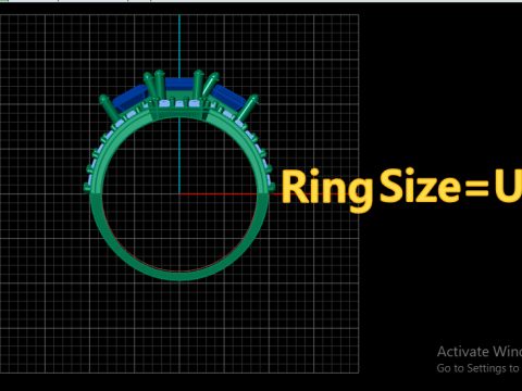 STYLISH MAN RING 3D PRINTABLE MODEL 3D Print Model