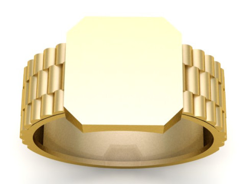 STYLISH WATCH RING FOR MEN 3D PRINTABLE MODEL 3D प्रिंट मॉडल