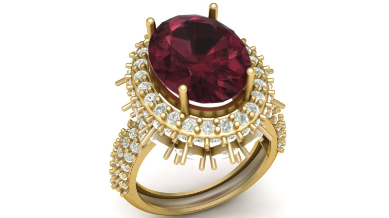 CINCIN HIP HOP UNTUK WANITA MODEL PRINTABLE 3D Model Cetak 3D .c4d .max .obj .3ds .fbx .stl .blend 