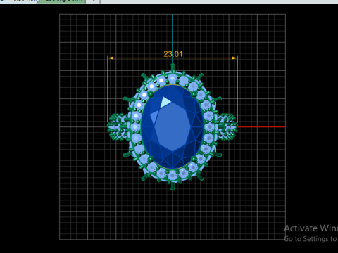 CINCIN HIP HOP UNTUK WANITA MODEL PRINTABLE 3D Model Cetak 3D