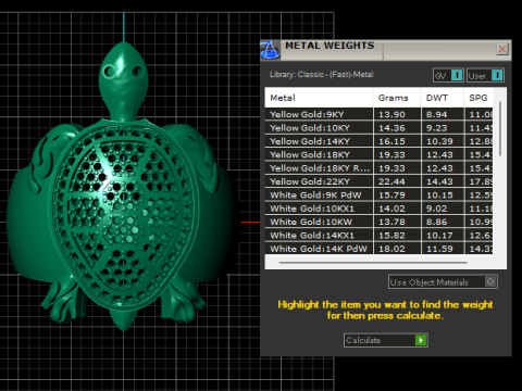 FASHION TORTUGA RING FOR MENS 3D PRINTABLE MODEL 3Dプリントモデル