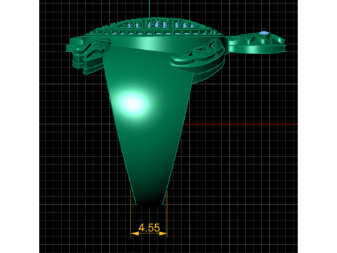 FASHION TORTUGA RING FOR MENS 3D PRINTABLE MODEL 3Dプリントモデル