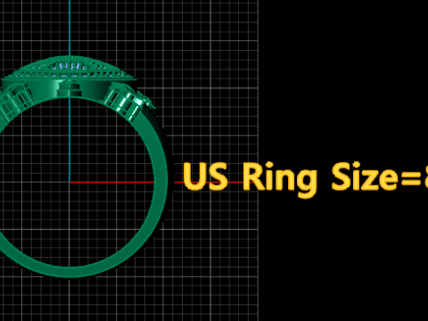 FASHION TORTUGA RING FOR MENS 3D PRINTABLE MODEL 3Dプリントモデル