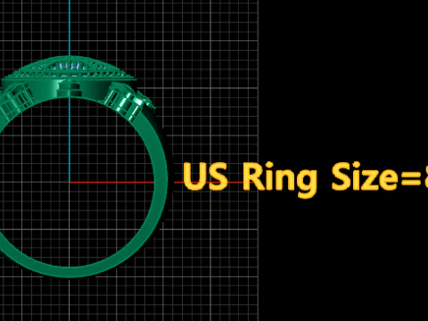 FASHION TORTUGA RING FOR MENS 3D PRINTABLE MODEL 3D Print Model