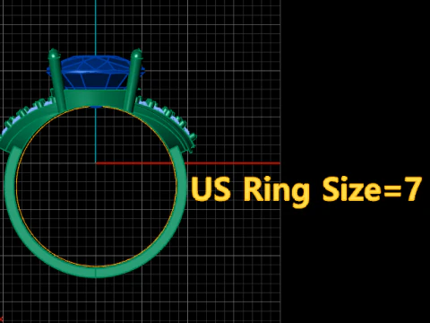 LUXURY ENGAGEMENT RING FOR WOMEN 3D PRINTABLE MODEL 3D Print Model