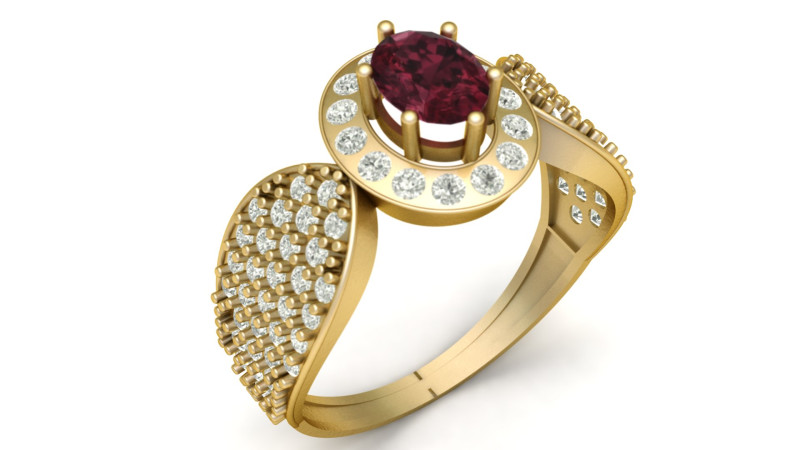 ENGAGEMENT RINGS 3D PRINTABLE MODEL 3D Print Model .c4d .max .obj .3ds .fbx .stl .blend 